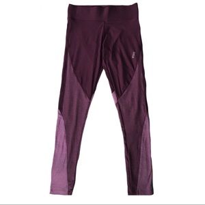 PINK Victoria’s Secret Tri-tone Purple Yoga Athletic Workout Leggings Size Small